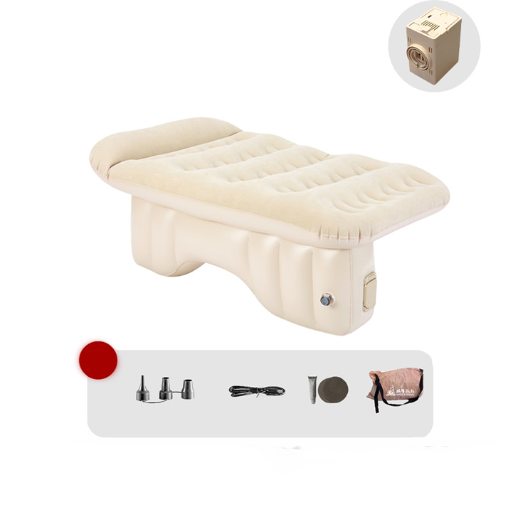 Car Backseat Inflatable Mattress - Electric Pump &amp; Easy Storage