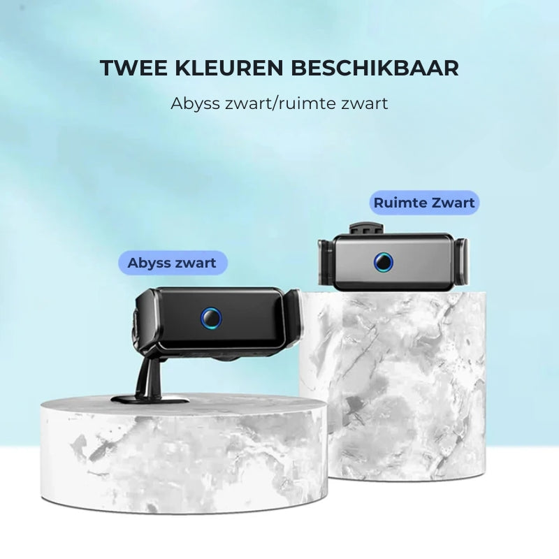 360°-Handyhalterung: Automatische Klemmhalterung für Armaturenbrett und Lüftungsschlitze