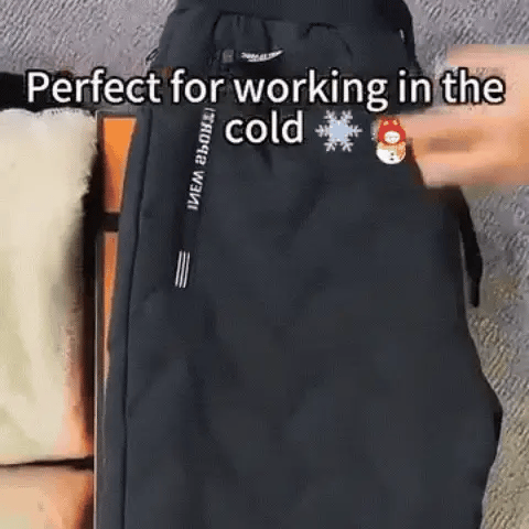 Unisex warm-mit Fleece gefütterte-wasserdichte Winterhose