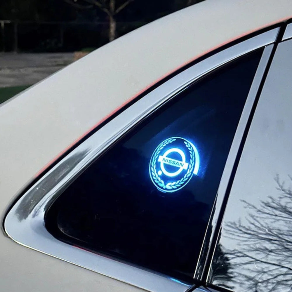 Aufladbares LED-Autologo – Neonlichteffekt