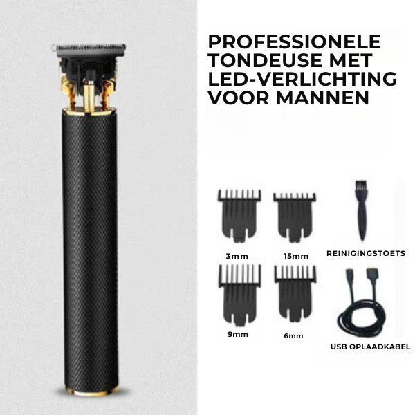 Professioneller Ton für Männer mit LED-Gaslampen