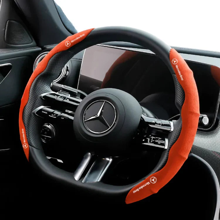 Lenkradbezug aus Wildleder