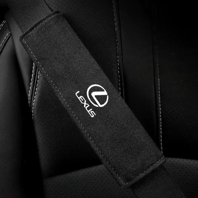 Luxuriöser Sicherheitsgurtbezug aus Wildleder (2 Stück)