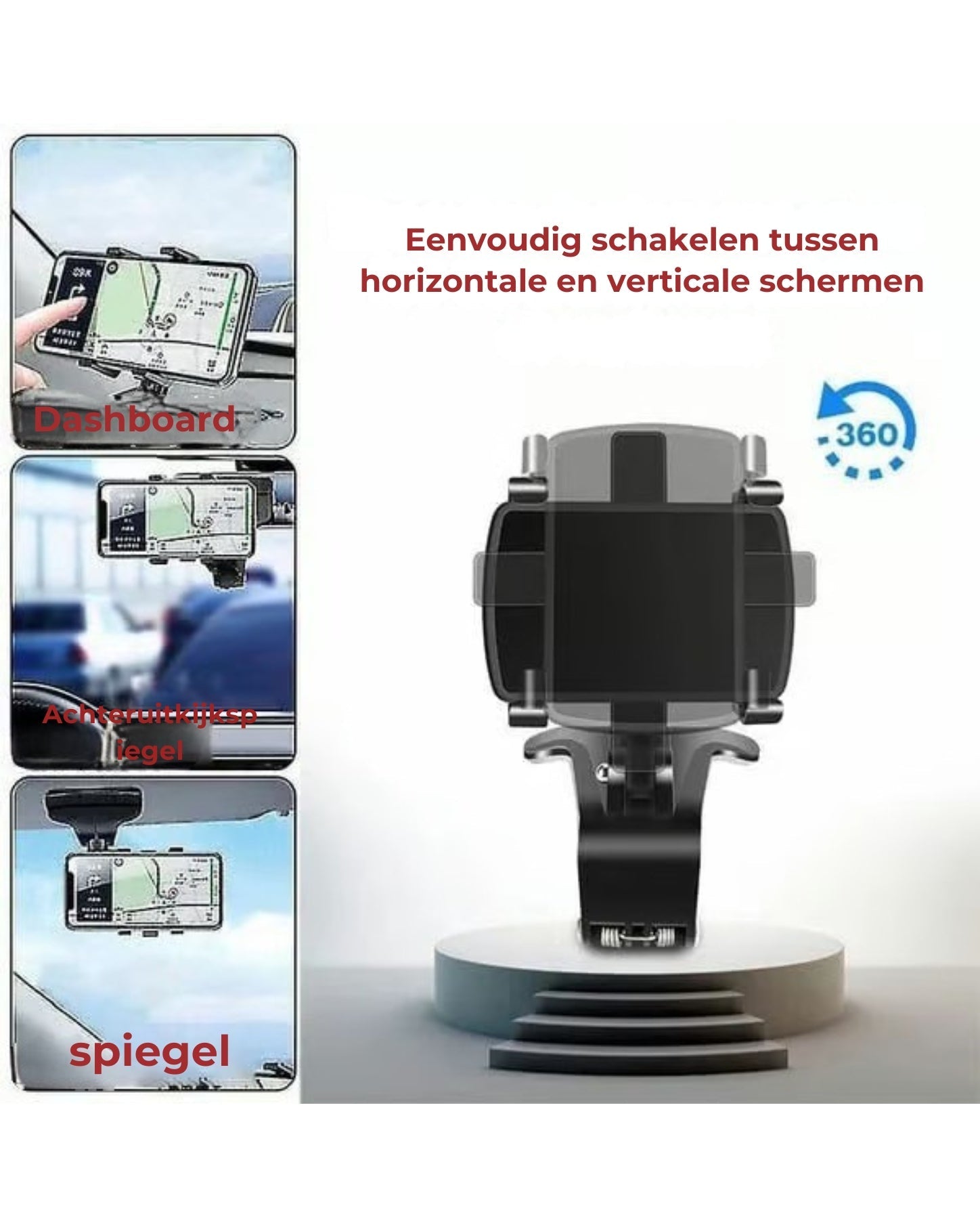 Autodashboard Roter Telefoonhouder