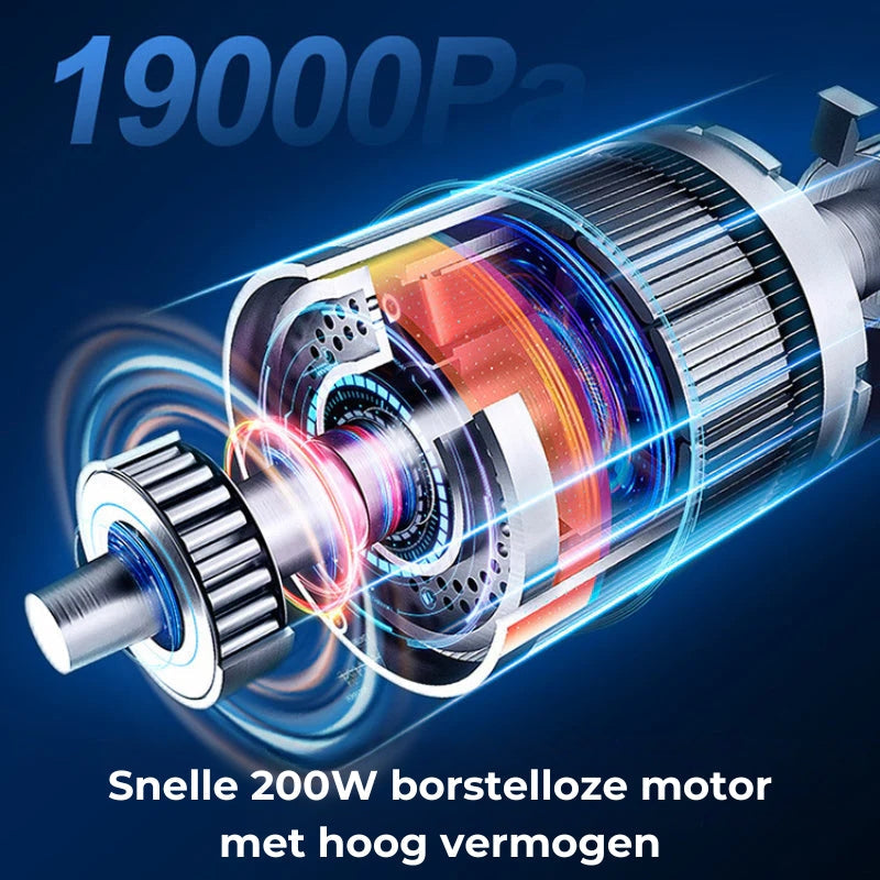 Schmaler Akku-Staubsauger fürs Auto