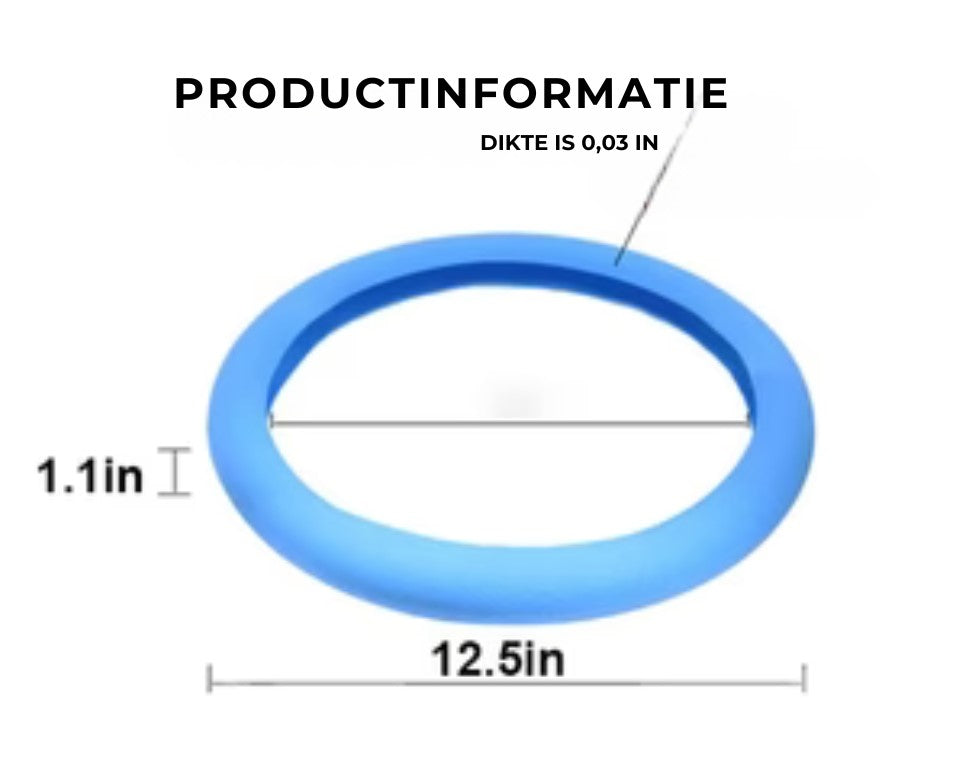 Auto-Silikon-Stuurwiel-Abdeckung