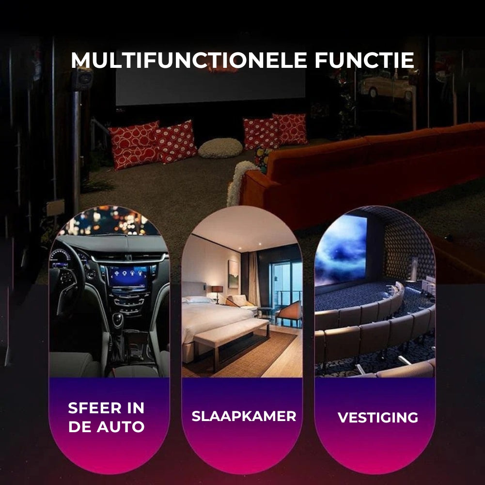 USB-Projektionslampe mit automatischer Beleuchtung