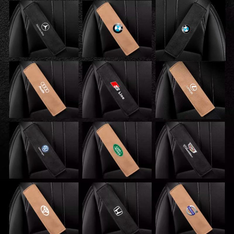 Luxuriöser Sicherheitsgurtbezug aus Wildleder (2 Stück)