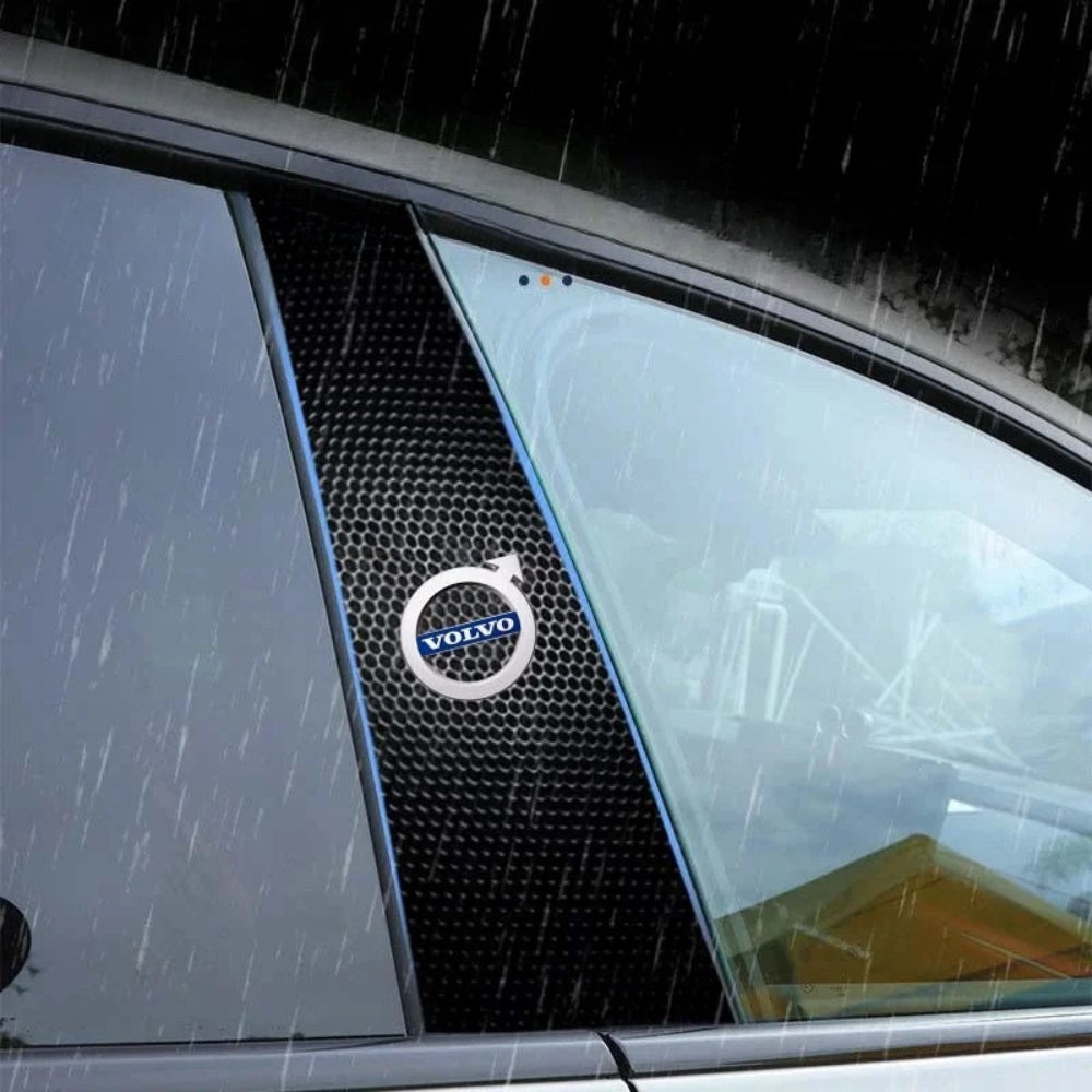 2 Stück Autofensteraufkleber mit Logo