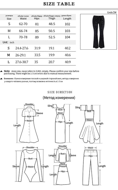 Dark Fashion Temperament Schlaghose Damen Wildleder geprägte Freizeithose 