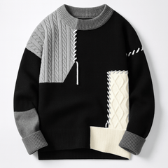 Finezo | Arty Patch Pullover - Finezo.de