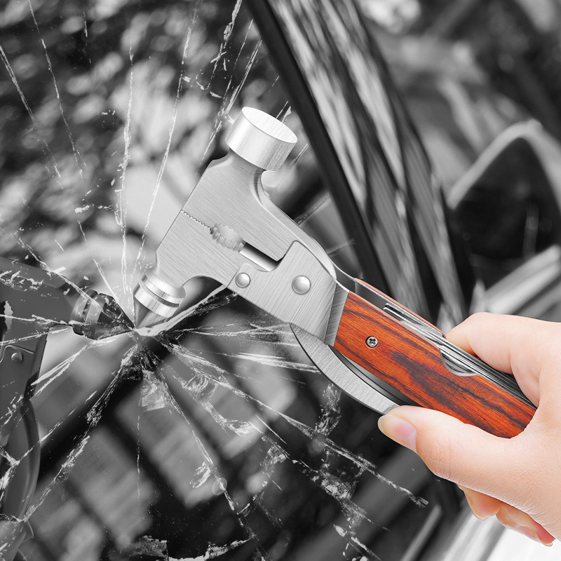 Multifunktionaler Auto-Sicherheitshammer – Notfallwerkzeug für Flucht und Schutz