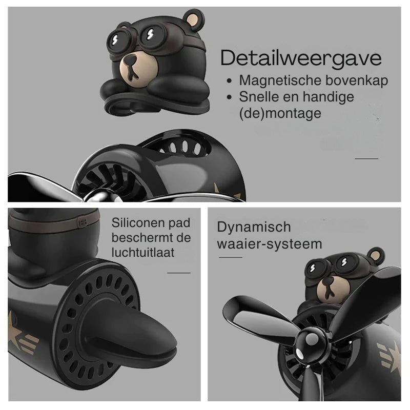 😎 Bierpilot-Lufterfrischer – Dynamischer Propeller 