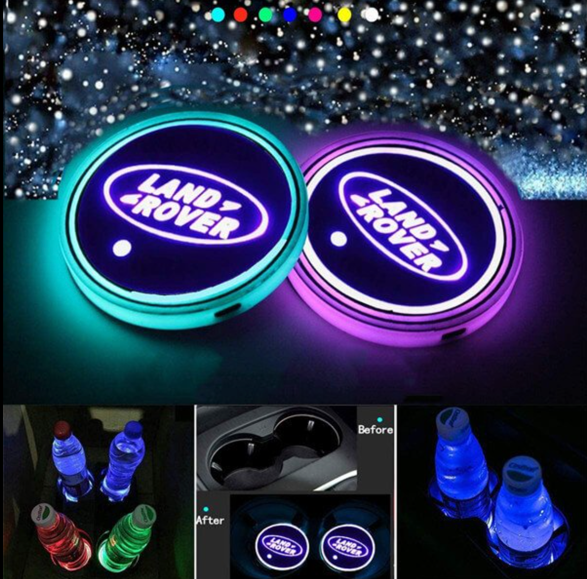 Custom Indoor LED Mood Discs 
