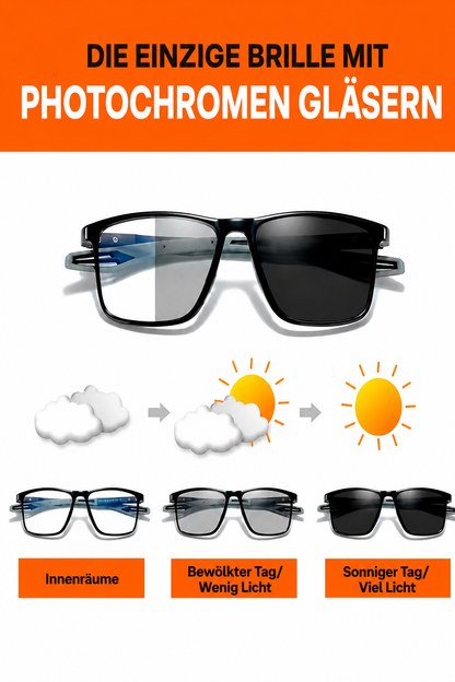 Vision-Sync Multifokal Alter Blumenbrille Sonnenbrille
