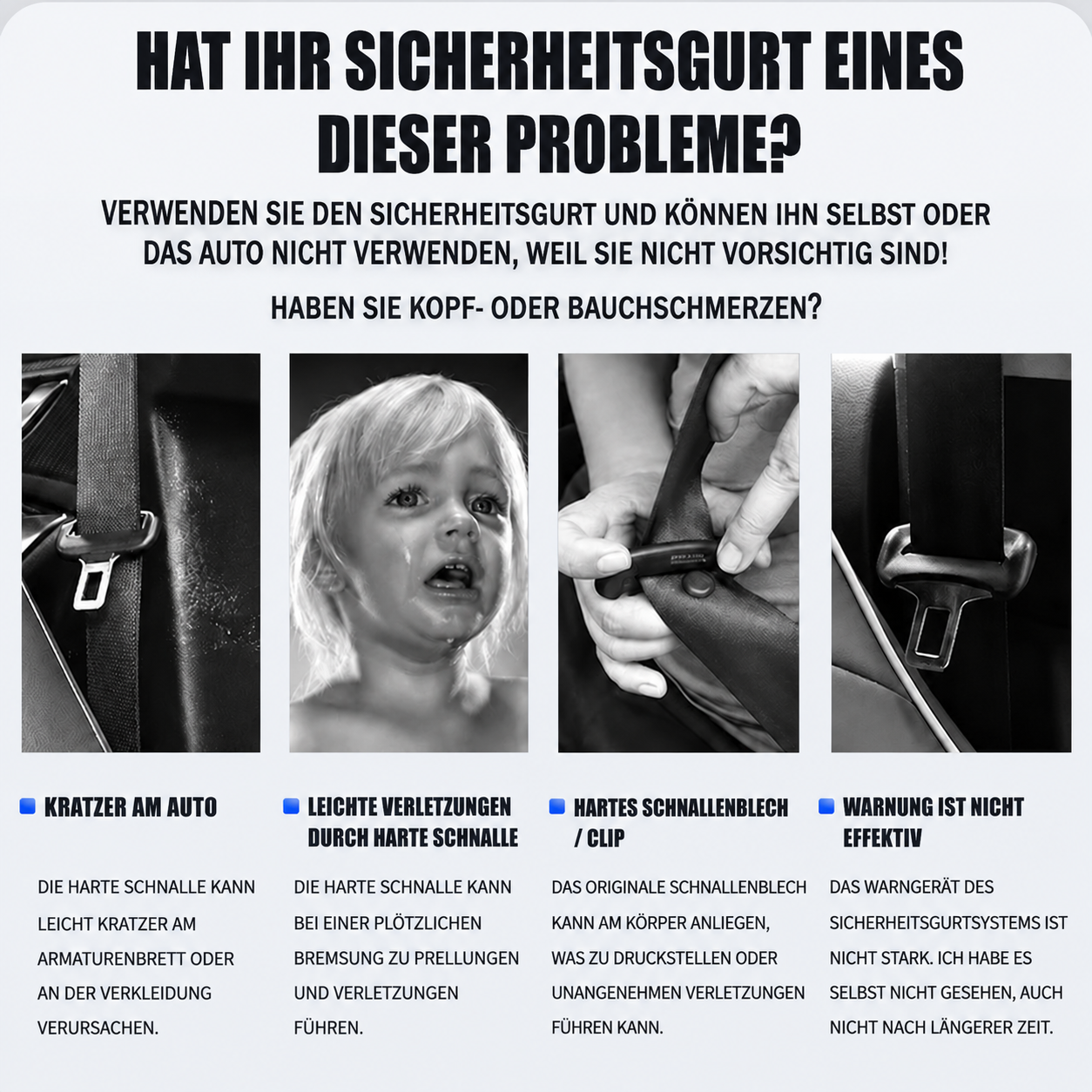 Autosicherheitsgurt Logo-Schutzabdeckung(2 Stück)