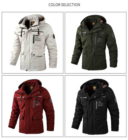 Windproof and Waterproof Winter Jacket for Men