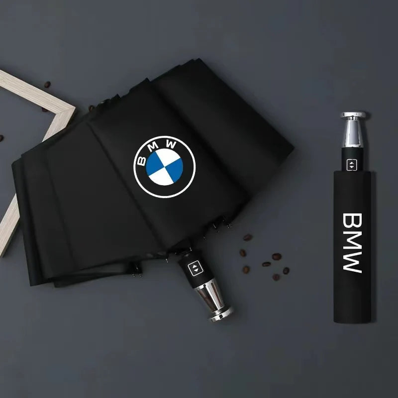 Faltbarer Regenschirm mit Auto-Logo