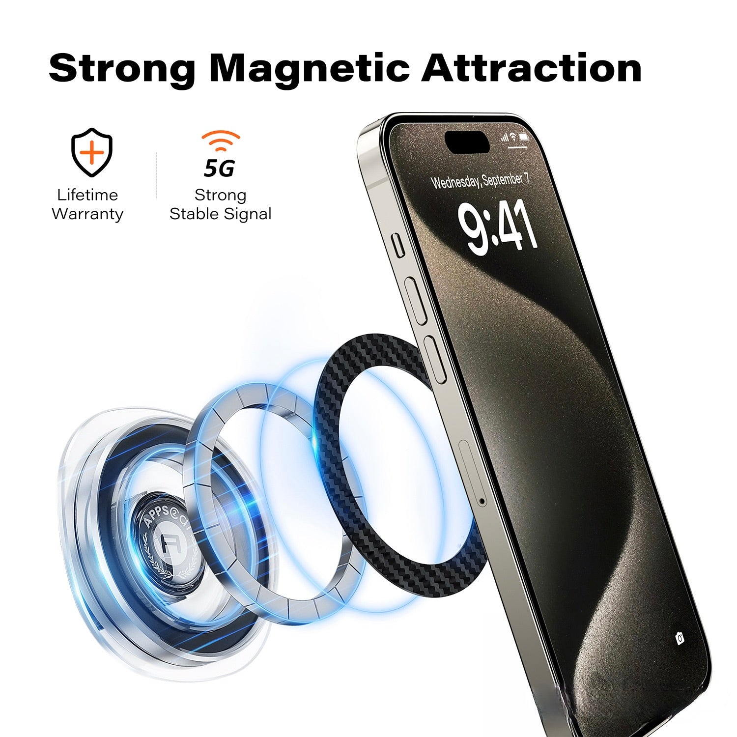 Flexibler, faltbarer Handyhalter – MagSafe-kompatibel