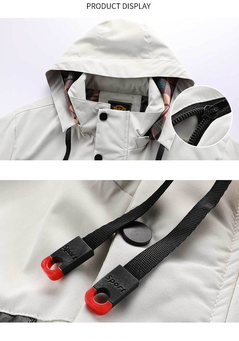 Windproof and Waterproof Winter Jacket for Men