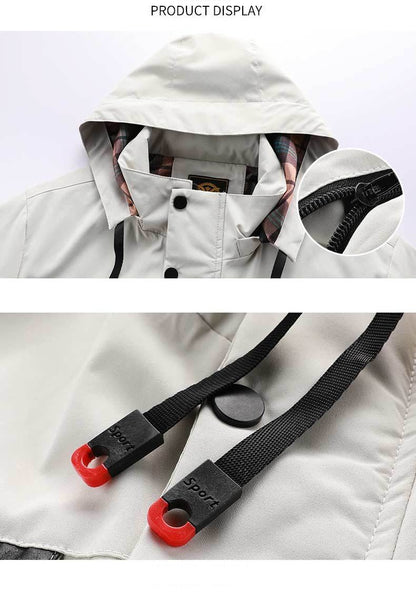 Windproof and Waterproof Winter Jacket for Men