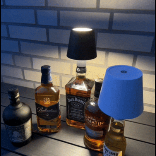 Marina Brillo Flaschenlampe