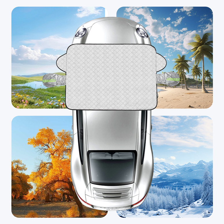 Schneeschutz für die Windschutzscheibe – Verdickt &amp; mit magnetischer Befestigung