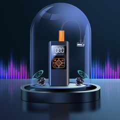 Tire Electric Inflator with Pressure Detection &amp; Portable Power Bank