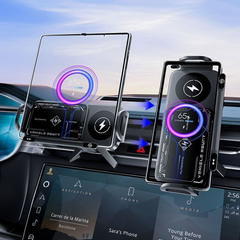 TechNova Car Mount Electric Stand – Wireless Charging Compatible