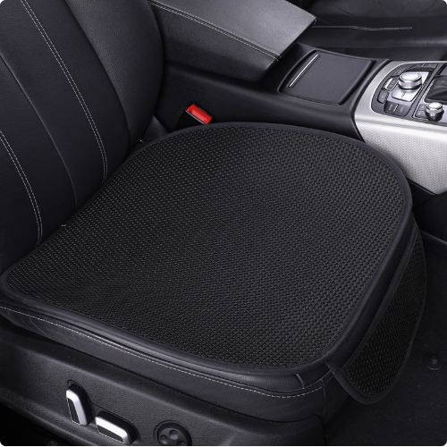 BreezeCore Seiden-Sitzkissen – Atmungsaktiver Komfort &amp; Aufbewahrungstasche 