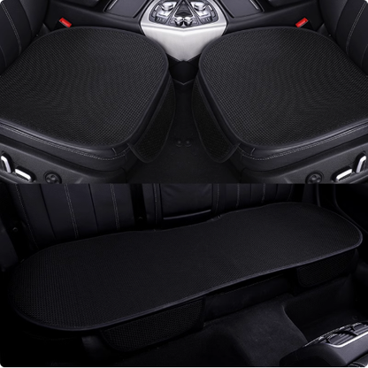 BreezeCore Seiden-Sitzkissen – Atmungsaktiver Komfort &amp; Aufbewahrungstasche 