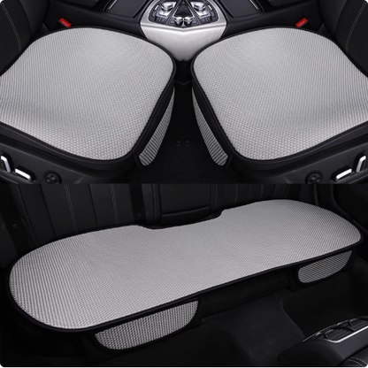 BreezeCore Seiden-Sitzkissen – Atmungsaktiver Komfort &amp; Aufbewahrungstasche 