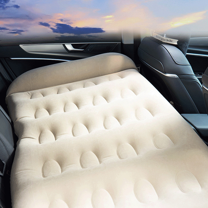 Car Backseat Inflatable Mattress - Electric Pump &amp; Easy Storage
