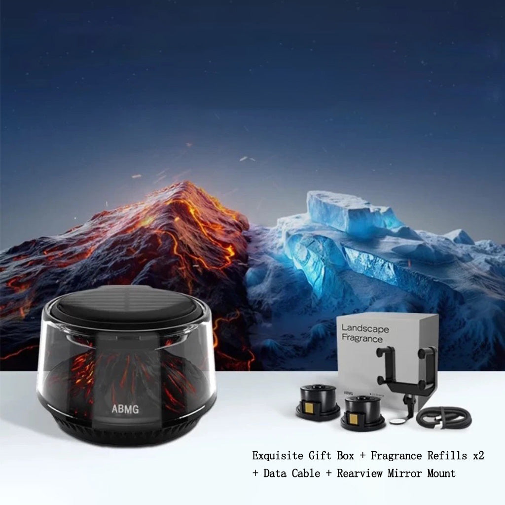 Auto-Lufterfrischer mit Vulkan- und Gletscherduft