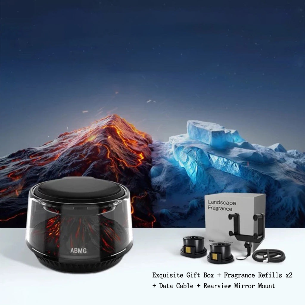 Auto-Lufterfrischer mit Vulkan- und Gletscherduft