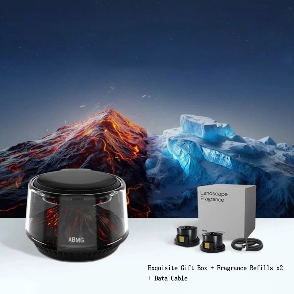 Auto-Lufterfrischer mit Vulkan- und Gletscherduft