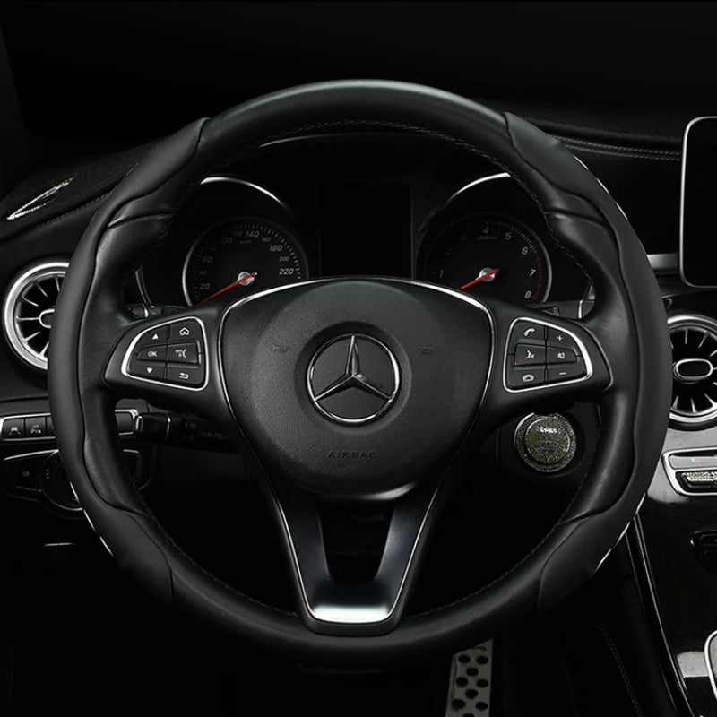 Lenkradbezug aus Leder 