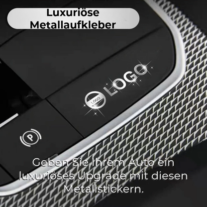 Luxuriöse Metallaufkleber 