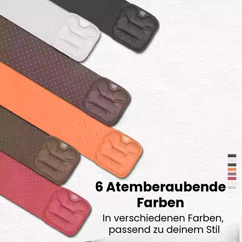 Autositzbezug aus Leder mit Logo