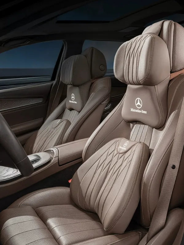 Auto-Kopfstützen- & Lendenkissen-Set