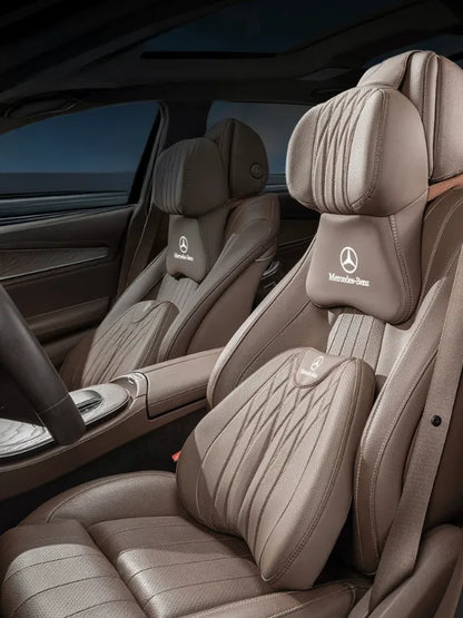 Auto-Kopfstützen- & Lendenkissen-Set