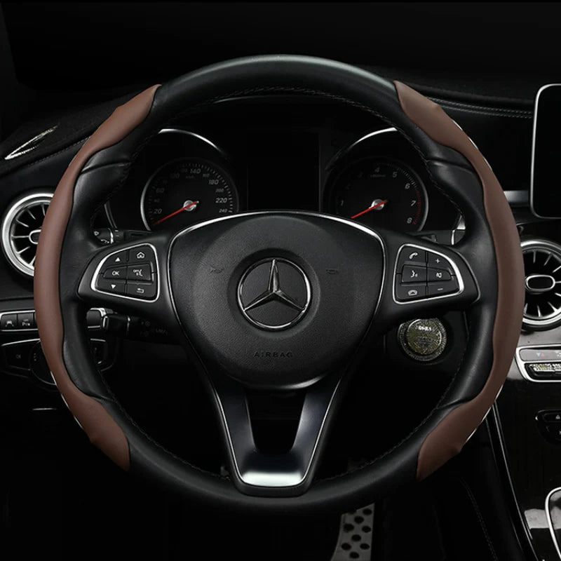 Lenkradbezug aus Leder 