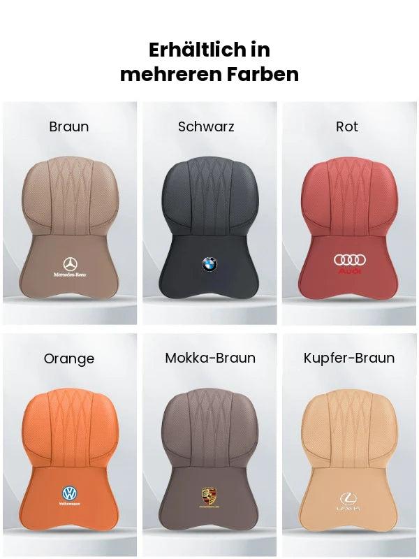 Auto-Kopfstützen- & Lendenkissen-Set