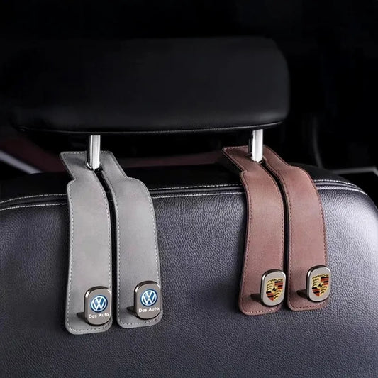 Premium Autositz-Haken aus Wildleder