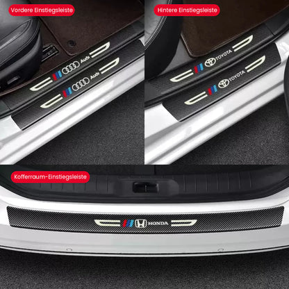 Glow-in-the-Dark Carbon-Aufkleber