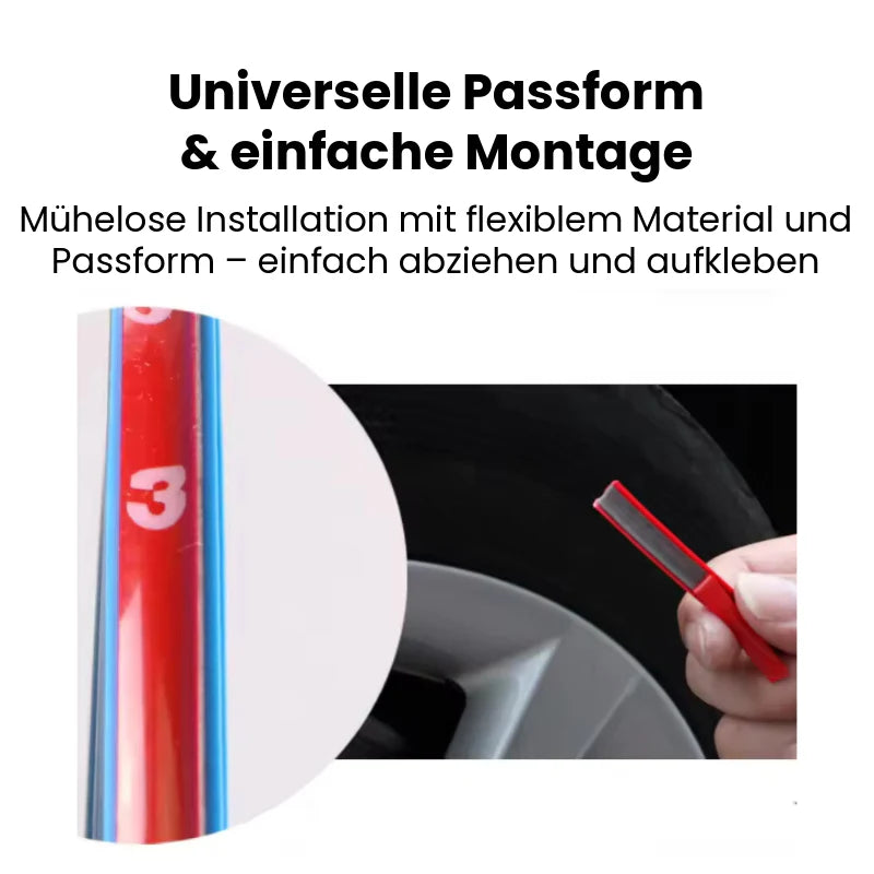 Universeller Auto-Felgenschutzstreifen