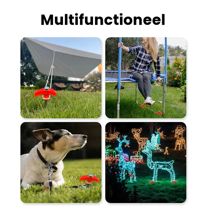 Einschraubbare Zeltheringe (4 Stk.)