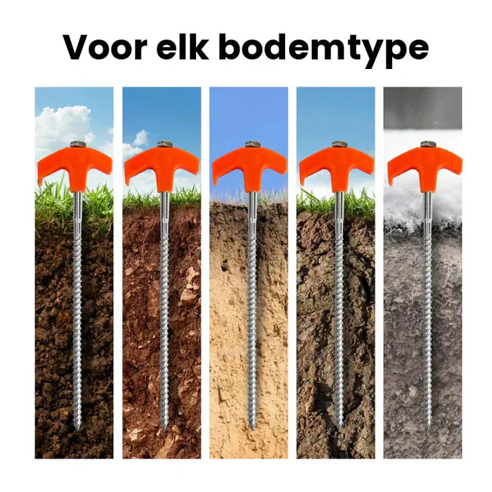 Einschraubbare Zeltheringe (4 Stk.)
