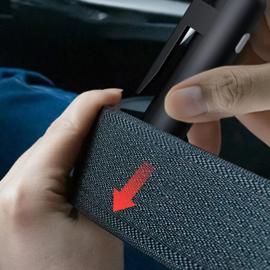 SafetyHammer - Glasbreker in Gordelsnijder