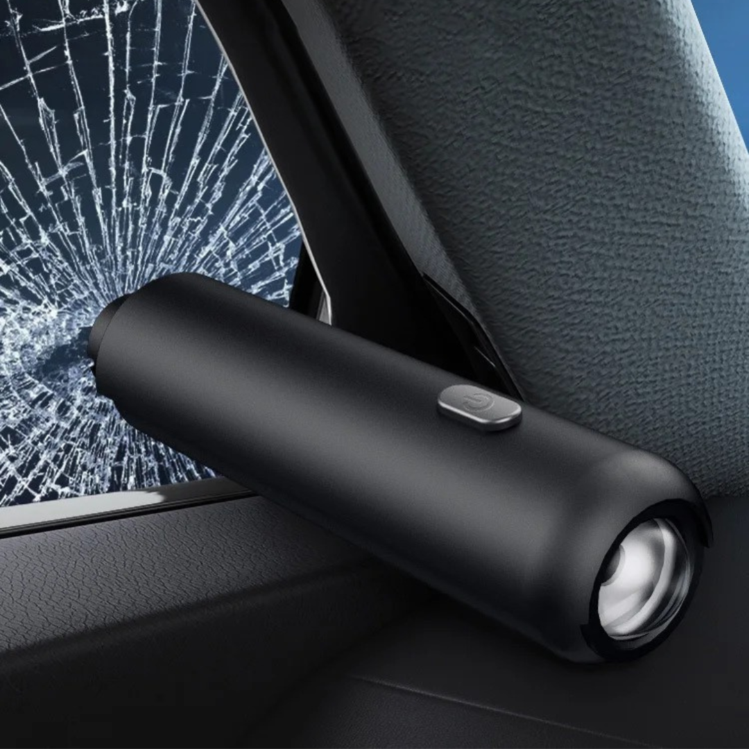 SafetyHammer - Glasbreker in Gordelsnijder